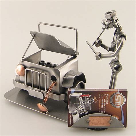 business card holder for car|car themed business card holder.